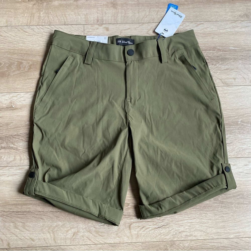 NWT WindRiver Cargo shorts Performance Quick Dry zippered pockets hiking size 10 - Picture 6 of 14